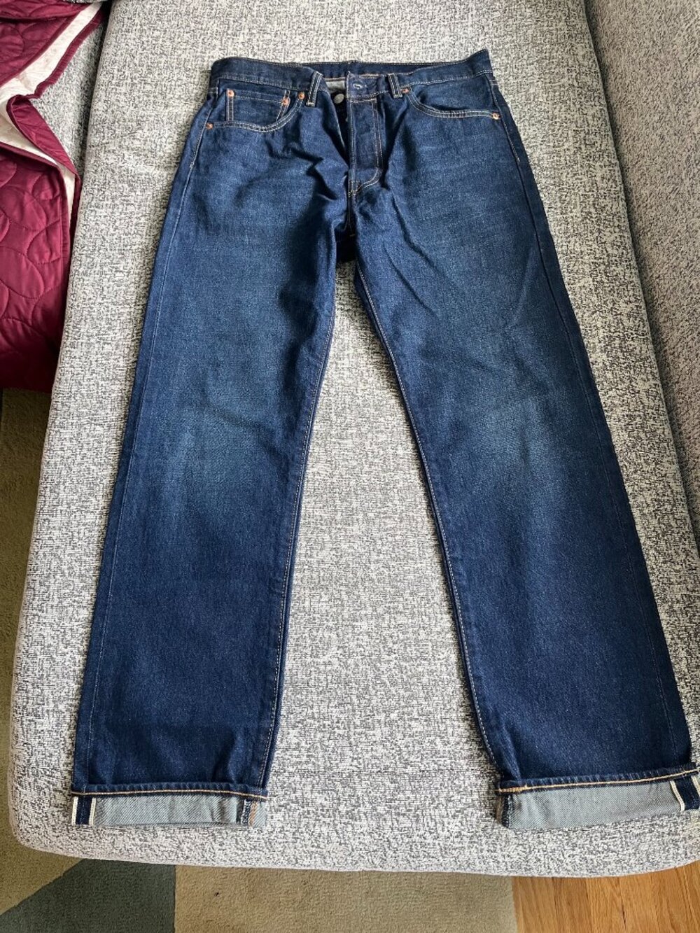 Levi 501'93 Straight Leg Denim Jeans